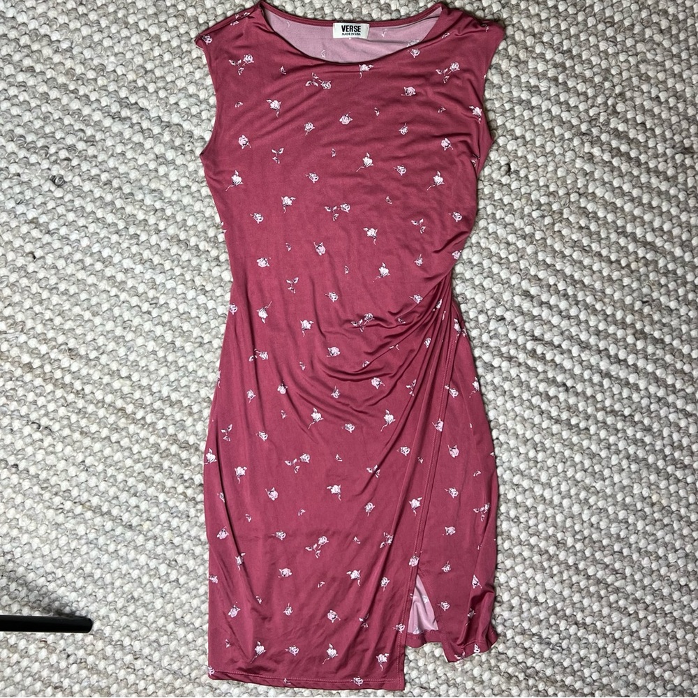 Verse Rouched Dress